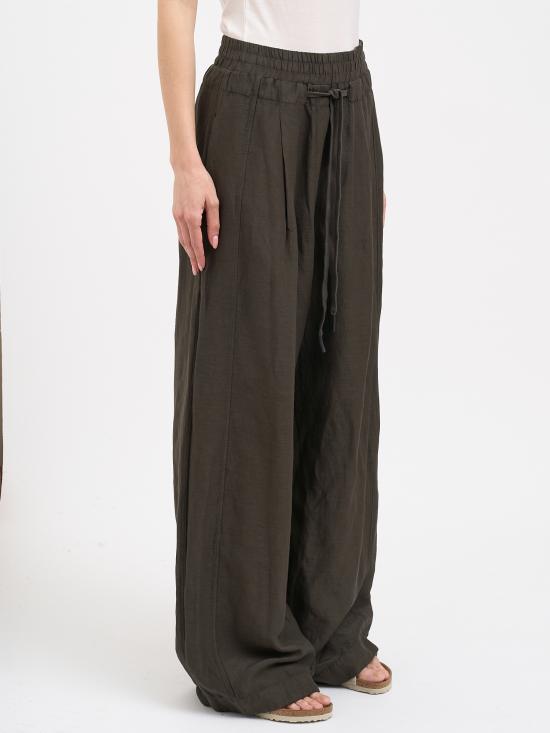 26SS 안드레아 야코브 트레이닝/조거 팬츠 N26WSFT75COTTONLINEN01 BROWN - ANDREA YA'AQOV