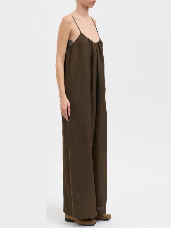 26SS 우마 왕 롱 원피스 NUW3051UW690 BROWN - UMA WANG