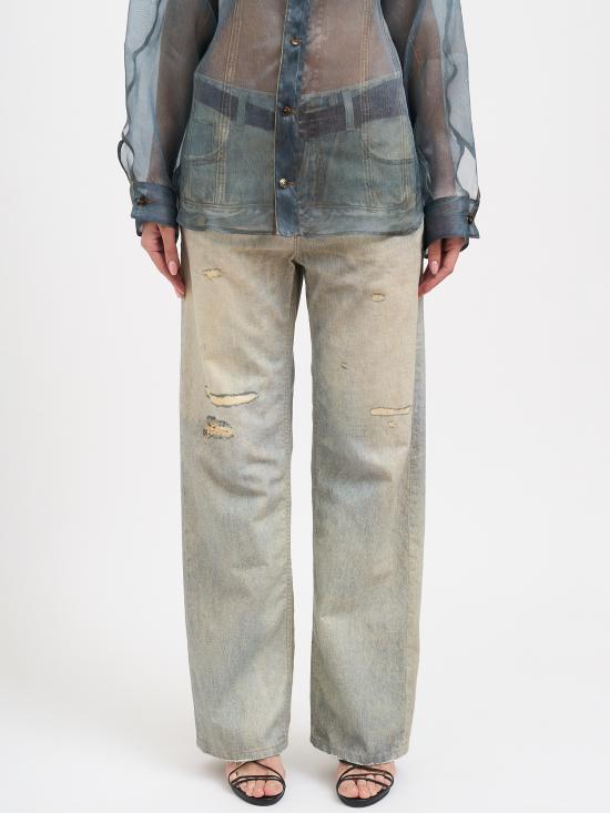 26SS 하이쿠레 데님 팬츠 NHEW03330GF182PR002 LIGHT BLUE - HAIKURE