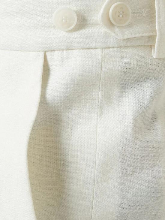 25SS 카사블랑카 스트레이트 팬츠 MS25TR31101 WHITE - CASABLANCA