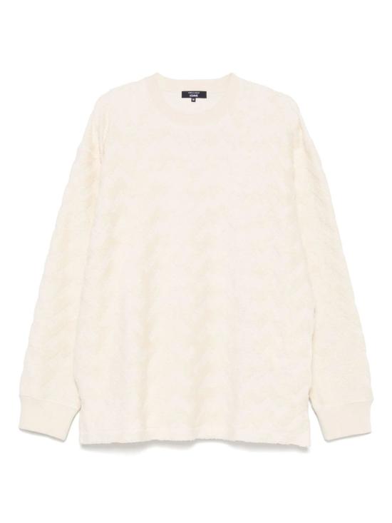 25SS 꼼데가르송 긴팔 티셔츠 HOT013S25 ECRU