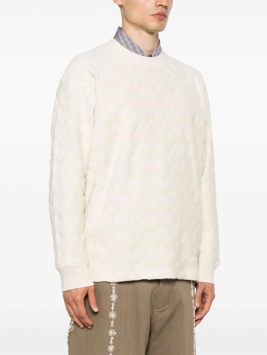 25SS 꼼데가르송 긴팔 티셔츠 HOT013S25 ECRU - COMME DES GARCONS