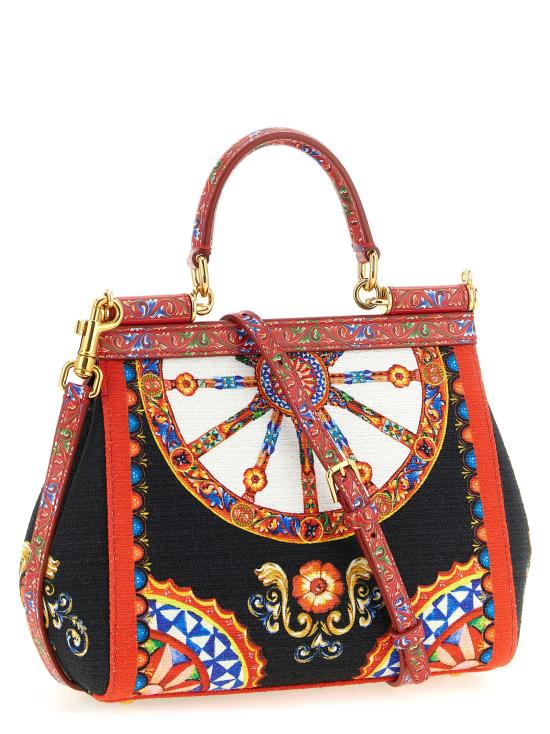 26FW 돌체앤가바나 토트백 시칠리아 핸드백 멀티컬러 - DOLCE & GABBANA
