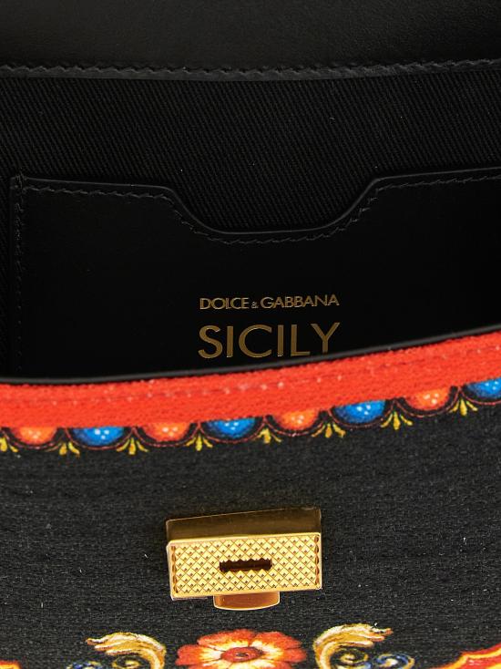 26FW 돌체앤가바나 토트백 시칠리아 핸드백 멀티컬러 - DOLCE & GABBANA