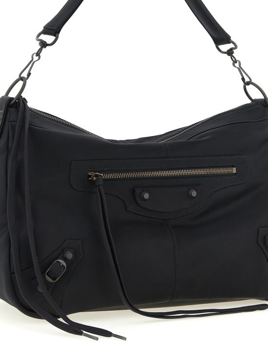26SS 발렌시아가 르 시티 모토 미디움 846186 2AB9J 1000 BLACK DOM - BALENCIAGA