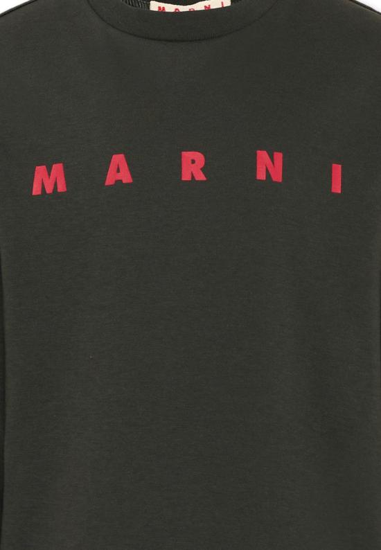26FW [키즈] 마르니 티셔츠 M01603 M00RF 0M924 GREY - MARNI