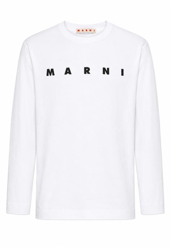 26FW [키즈] 마르니 티셔츠 M01603 M00RF 0M100 WHITE - MARNI