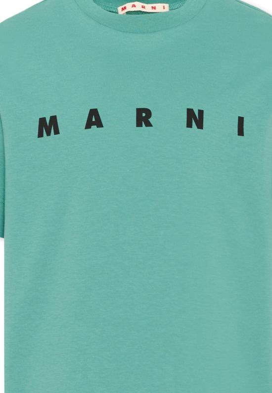 26FW [키즈] 마르니 티셔츠 M002MV M00RF 0M545 GREEN - MARNI
