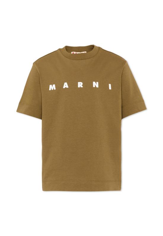 26FW [키즈] 마르니 티셔츠 M002MV M00RF 0M721 BROWN