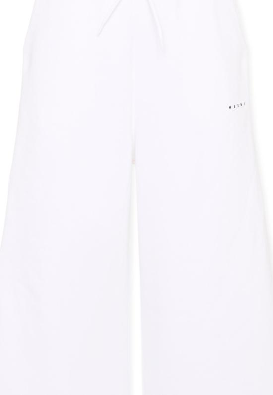 26FW [키즈] 마르니 트레이닝/조거 팬츠 M01432 M00V0 0M100 WHITE - MARNI