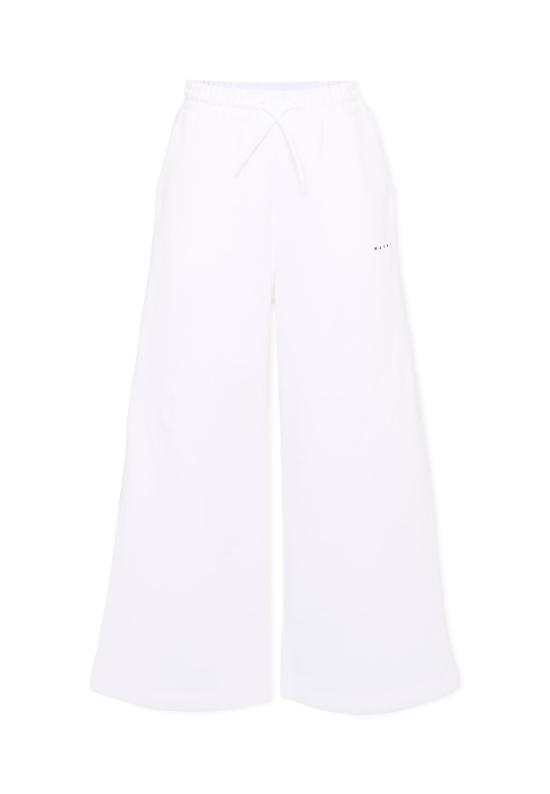 26FW [키즈] 마르니 트레이닝/조거 팬츠 M01432 M00V0 0M100 WHITE