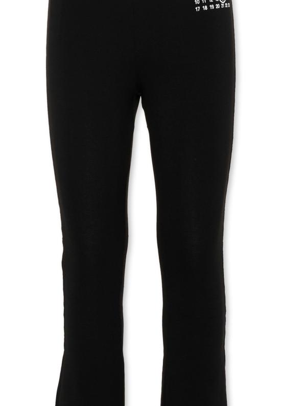 26FW [키즈] MM6 메종마르지엘라 레깅스 M60699 MM06L M6900 BLACK - MM6 MAISON MARGIELA