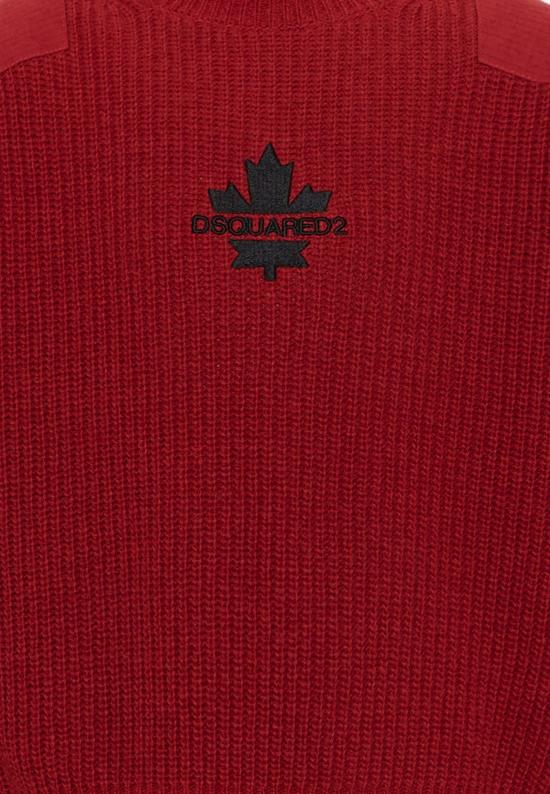 26FW [키즈] 디스퀘어드2 캐시미어 니트 DQ3437 D0AJD DQ452 BORDEAUX - DSQUARED2