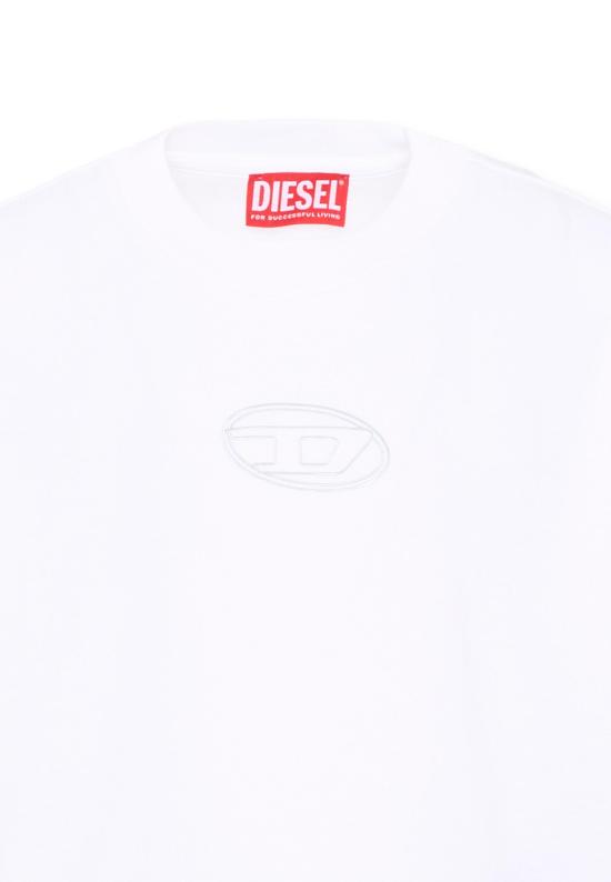26FW [키즈] 디젤 티셔츠 J02918 00YI9 K100 WHITE - DIESEL