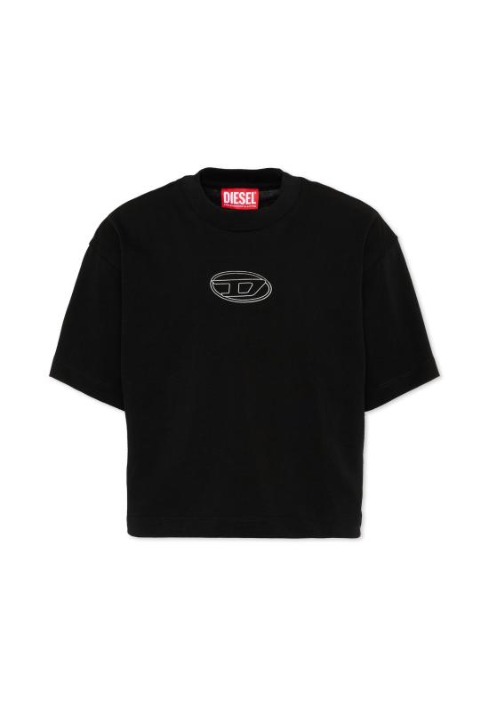 26FW [키즈] 디젤 티셔츠 J02918 00YI9 K900 BLACK