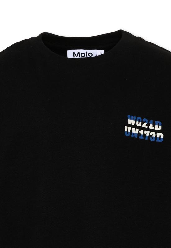 26FW [키즈] 몰로 티셔츠 1W26A206 6257 BLACK - MOLO