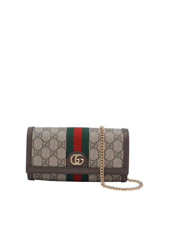 26SS 구찌 오피디아 체인 월렛 77230996IWG8745 Brown