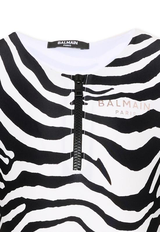 26FW [주니어] 발망 원피스 수영복 BZCA09 Z4178 100NE MULTICOLOR - BALMAIN