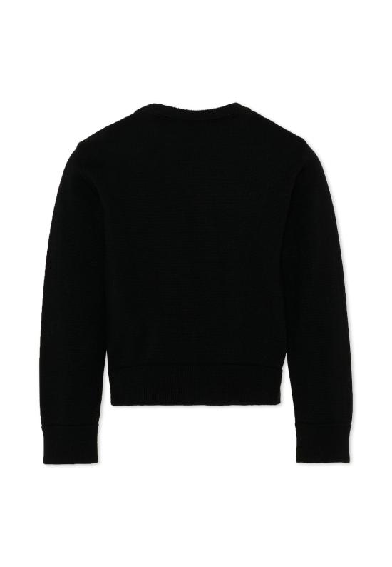 26FW [키즈] 발망 캐시미어 니트 BY9P60 Z2839 930AV BLACK - BALMAIN