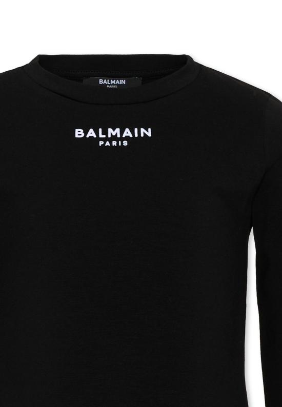26FW [키즈] 발망 탑 BZ8A70 Z3277 930BC BLACK - BALMAIN