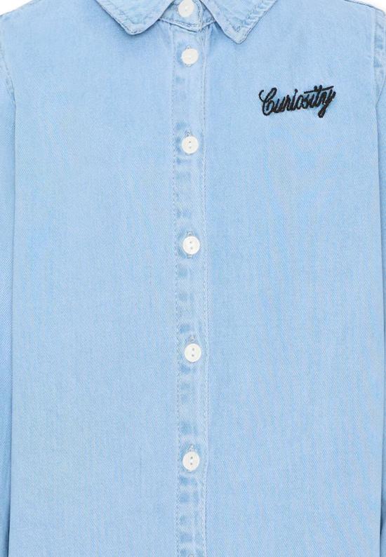 26FW [키즈] 몰로 셔츠 2W26C204 5845 DENIM - MOLO