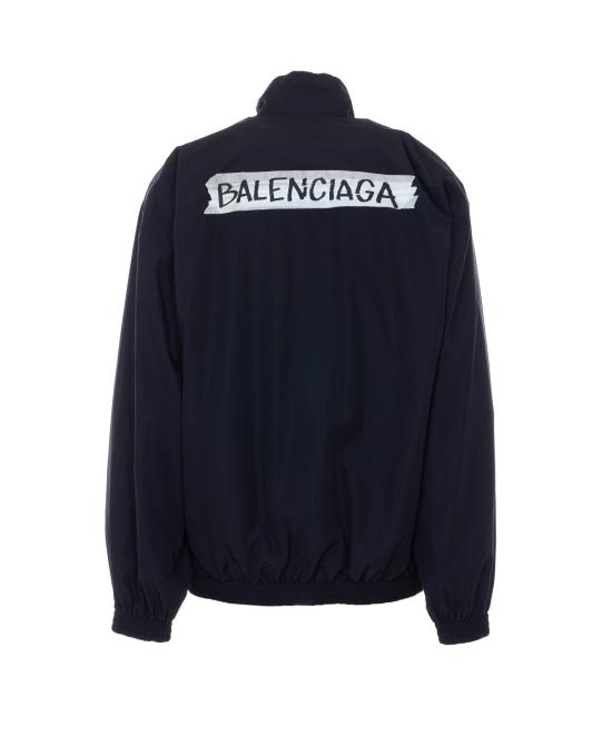 26SS 발렌시아가 마스킹 테이프 미디엄 핏 트랙수트 재킷 857713 TPQ381000 Black - BALENCIAGA