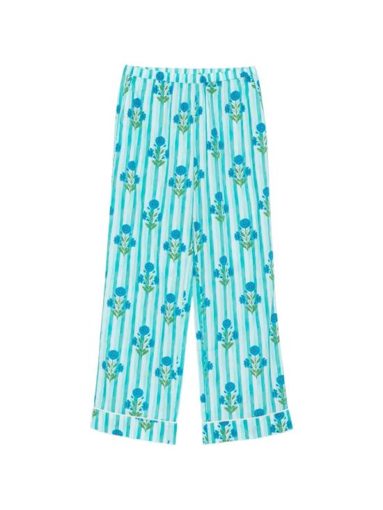 26SS 세인트바쓰 팔라초 팬츠 INS0001 08005L COTTON MUGHAL STRIPES PIPING 56