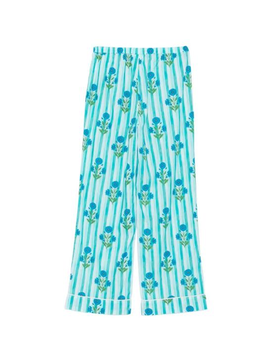 26SS 세인트바쓰 팔라초 팬츠 INS0001 08005L COTTON MUGHAL STRIPES PIPING 56 - MC2 SAINT BARTH