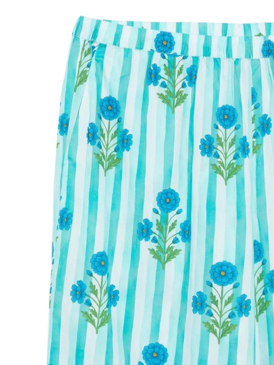 26SS 세인트바쓰 팔라초 팬츠 INS0001 08005L COTTON MUGHAL STRIPES PIPING 56 - MC2 SAINT BARTH