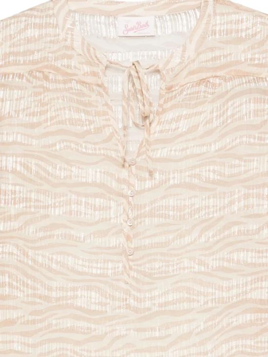 26SS 세인트바쓰 블라우스 HRP001 02179L SILK VOILE LUREX ZEBRA COLOR 1011 - MC2 SAINT BARTH
