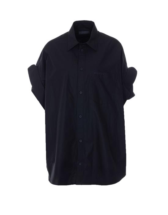 26SS 발렌시아가 민소매 티셔츠 834033 TNM601000 Black