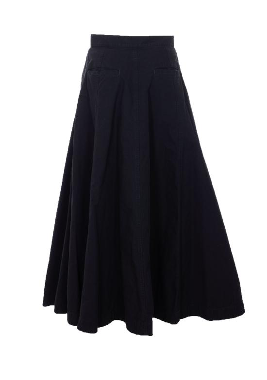 26SS 발렌시아가 고뎃 맥시 스커트 857766 TQP131000 Black - BALENCIAGA