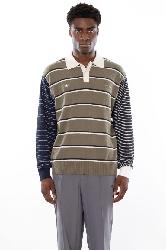 26SS 아디다스 X 송 포 더 뮤트 폴로 티셔츠 KS1343 OLISTR ALUMIN BLACK Green