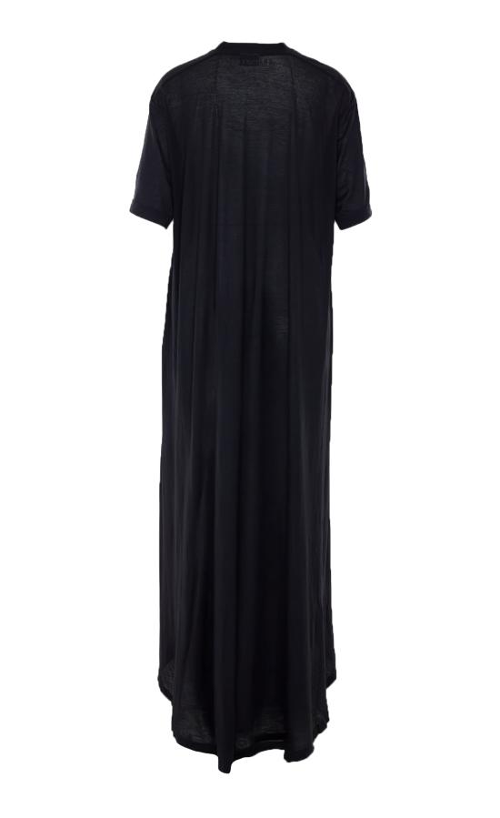 26SS 발렌시아가 롱 원피스 871740 TUVC91000 Black - BALENCIAGA