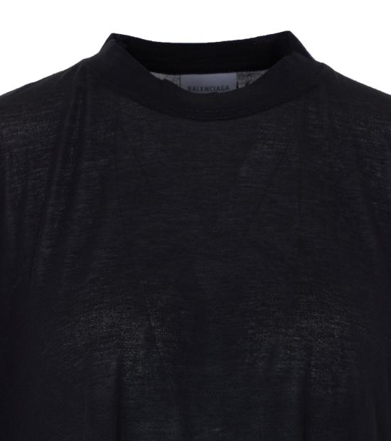 26SS 발렌시아가 롱 원피스 871740 TUVC91000 Black - BALENCIAGA