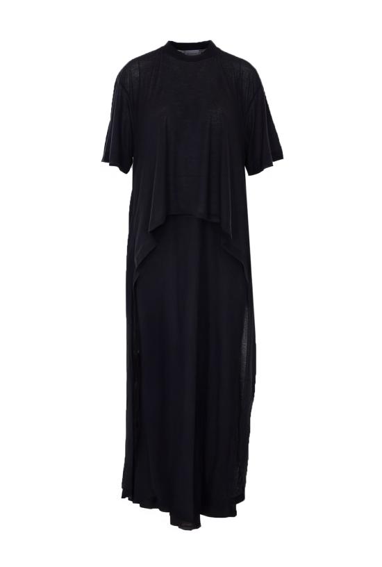 26SS 발렌시아가 롱 원피스 871740 TUVC91000 Black