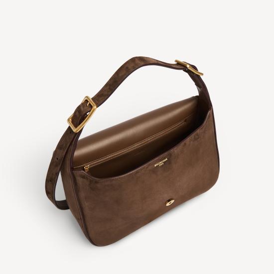 26SS 발렌시아가 숄더백 8686722ACJ82255 Brown - BALENCIAGA