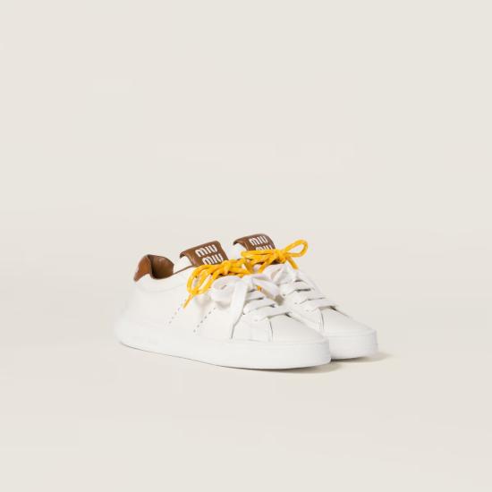 26FW 미우미우 스니커즈 5E387E3L48F0TPR F 005 White - MIU MIU