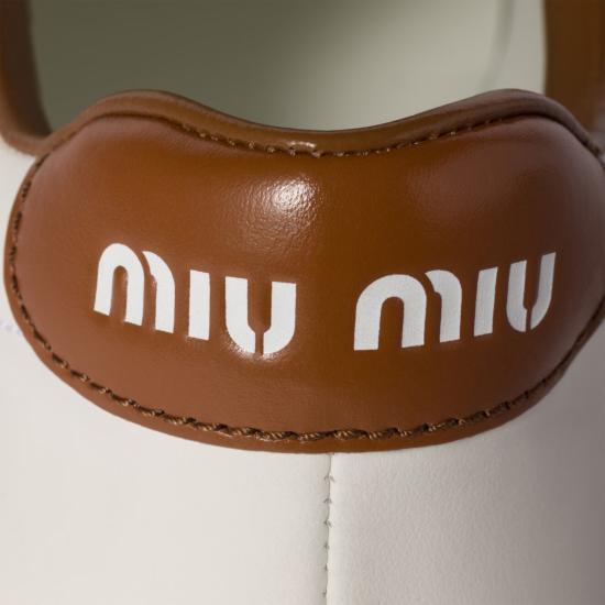 26FW 미우미우 스니커즈 5E387E3L48F0TPR F 005 White - MIU MIU