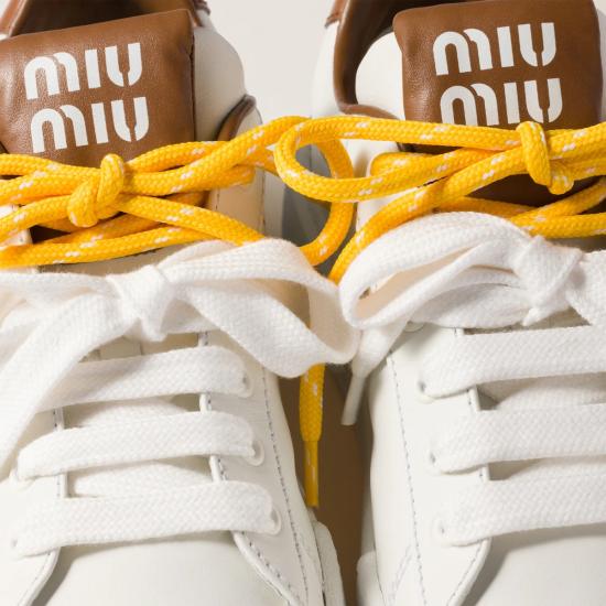 26FW 미우미우 스니커즈 5E387E3L48F0TPR F 005 White - MIU MIU
