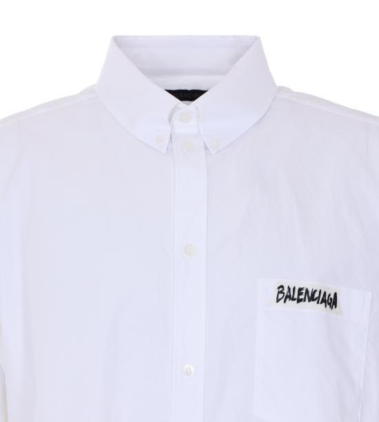 26SS 발렌시아가 마스킹 테이프 라지 핏 롱 슬리브 셔츠 857810 TRM289000 - BALENCIAGA