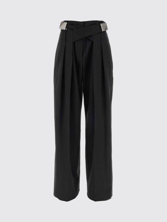 26SS 디 아티코 스트레이트 팬츠 260WCP00286WWW065AA 100 Black - THE ATTICO