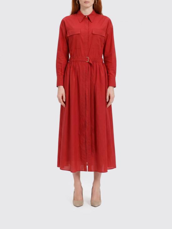 26SS 브루넬로 쿠치넬리 롱 원피스 M0F79A5465 C9053 Red