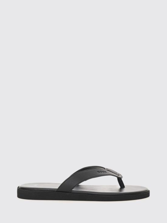 26SS 보스 뮬/슬리퍼 50563154 001 Black