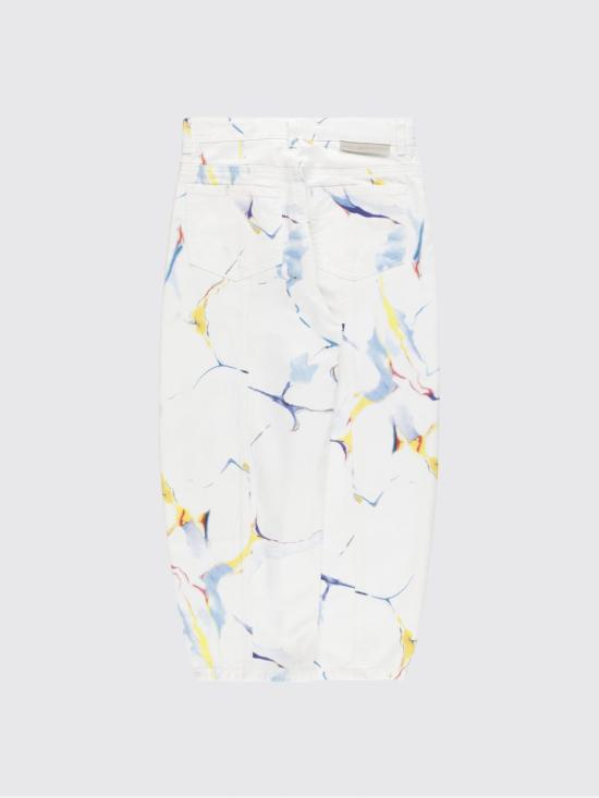 26SS [키즈] 스텔라 맥카트니 스트레이트 팬츠 TY6D50Z3474 101MC Ivory - STELLA MCCARTNEY