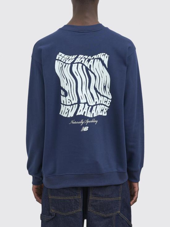 26SS 뉴발란스 긴팔 티셔츠 MT61D4JXNNY Blue - NEW BALANCE