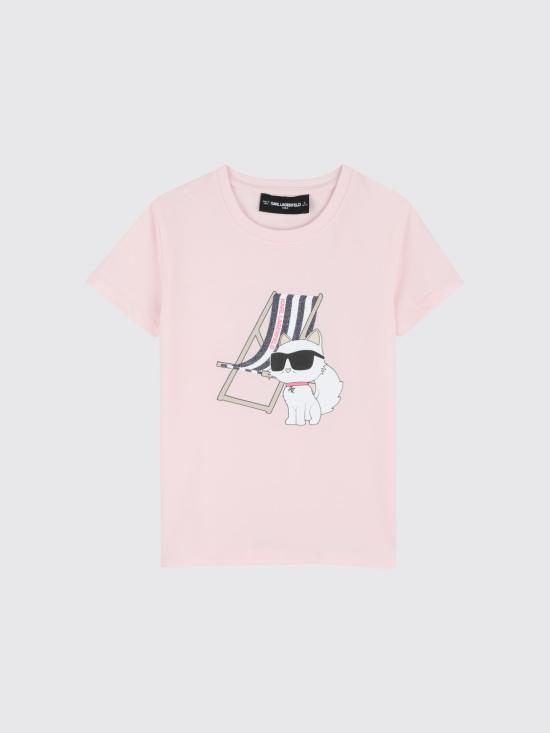 26SS [키즈] 칼라거펠트 티셔츠 Z31157 46F Pink