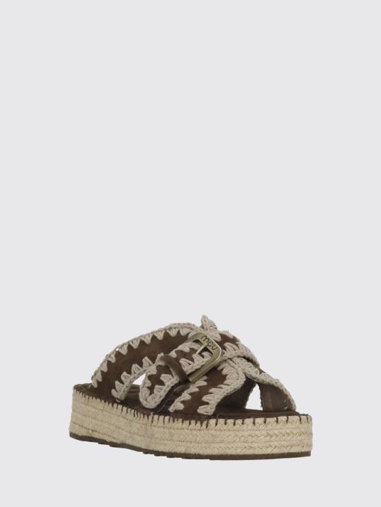 26SS 모우 뮬/슬리퍼 MUSW641003A DPB Brown - MOU