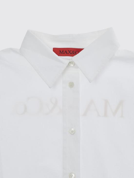 26SS [키즈] 막스앤코 셔츠 MX0333MX077 MX100 White - MAX & CO.