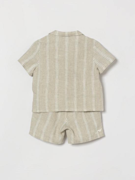 26SS [키즈] 엠포리오 아르마니 캐주얼 세트 EB001116AF20960 F1013 Beige - EMPORIO ARMANI